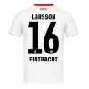 Eintracht Frankfurt Hugo Larsson #16 Bortatröja 2025-26 Kortärmad Eintracht Frankfurt Hugo Larsson #16 Bortatröja 2025-26 Kortärmad